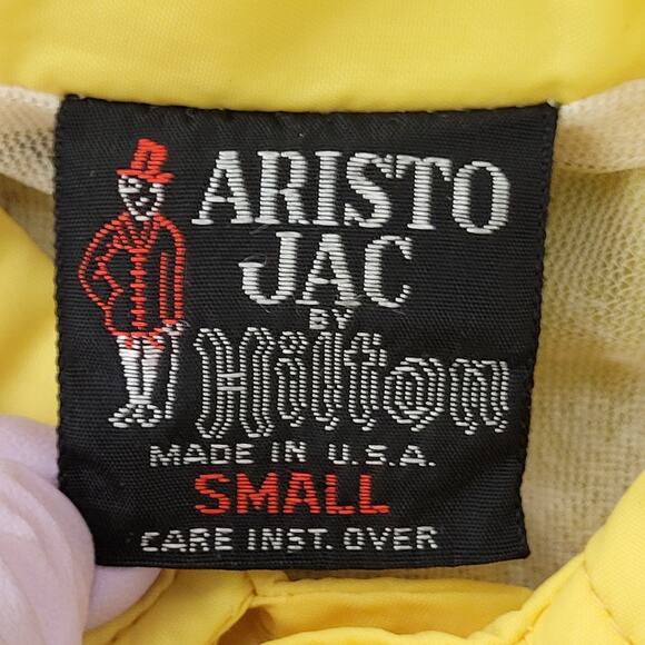 Vintage Aristo-Jac Coach Jacket Womens S/M 20x26 Baggy - Picture 8 of 13